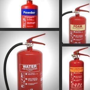  fire extinguisher types