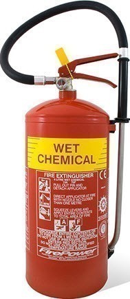 wet chemical fire extinguisher