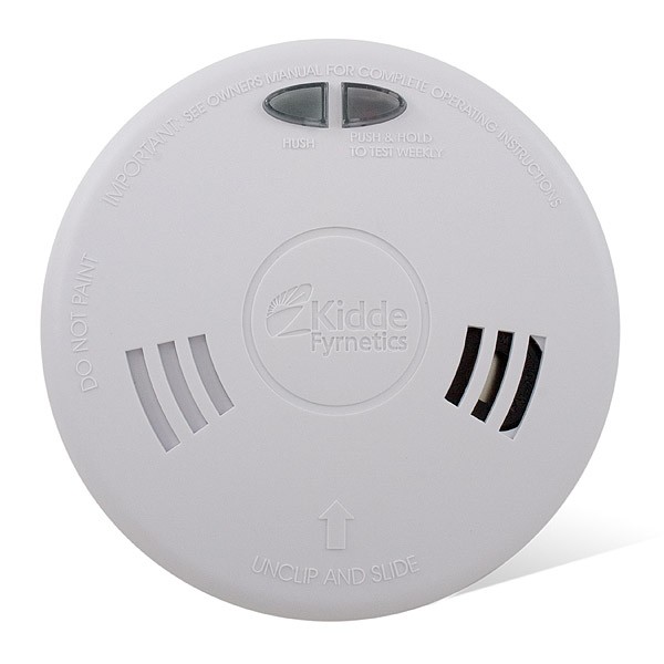 Kidde 2SFW Optical Smoke Fire Alarm Detector Mains Hard Wired Battery Back Up UK 