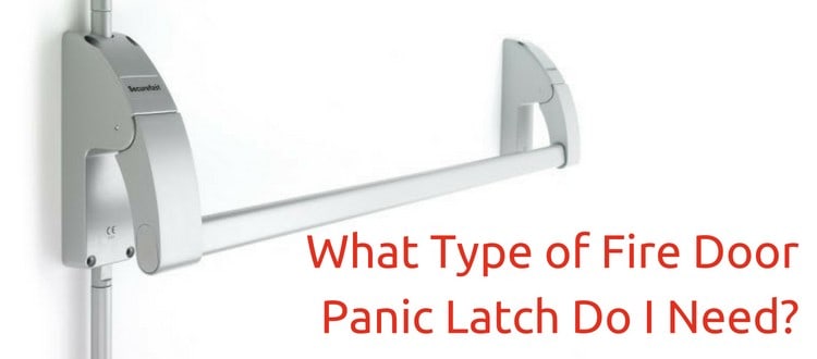 fire door panic latch