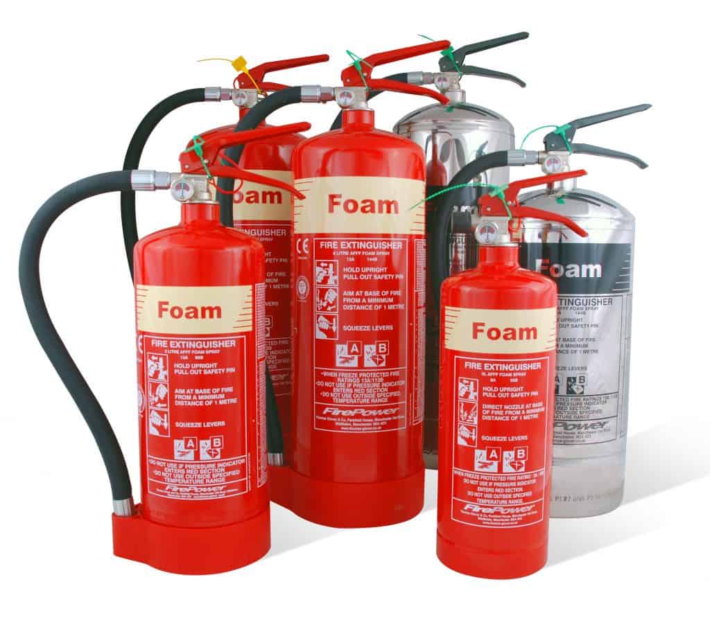 Foam Fire Extinguishers