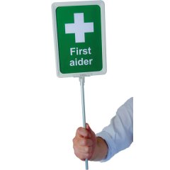 First Aider Desk Sign