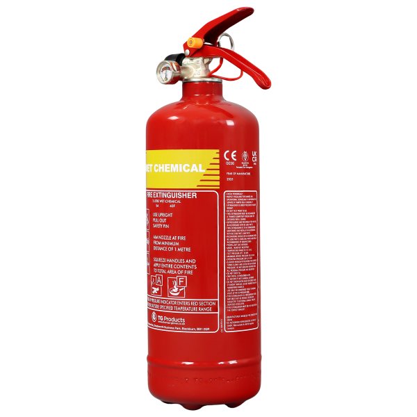 2 litre Wet Chemical Fire Extinguisher front angle