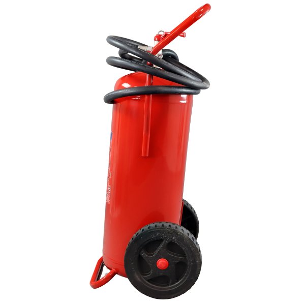 50kg Wheeled Powder Fire Extinguisher (MED Approved) side