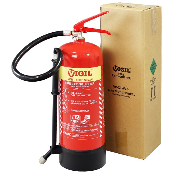 6 litre Wet Chemical Fire Extinguisher with box