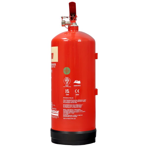6 litre Fluorine-Free Foam Fire Extinguisher with accreditations 