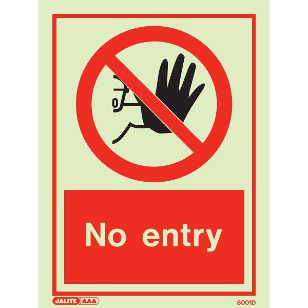 No Entry 8001