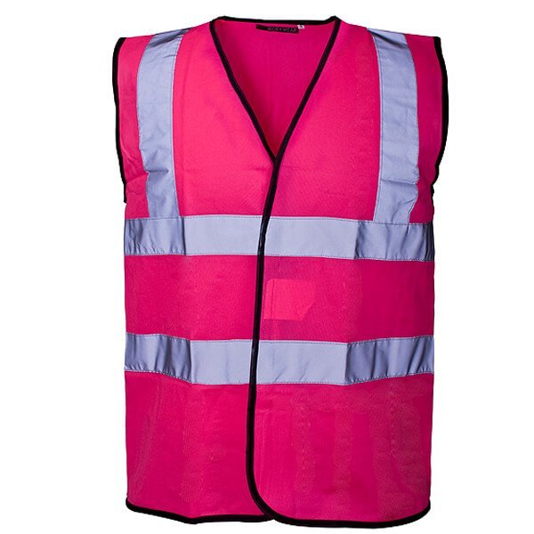 hi-vis vest pink