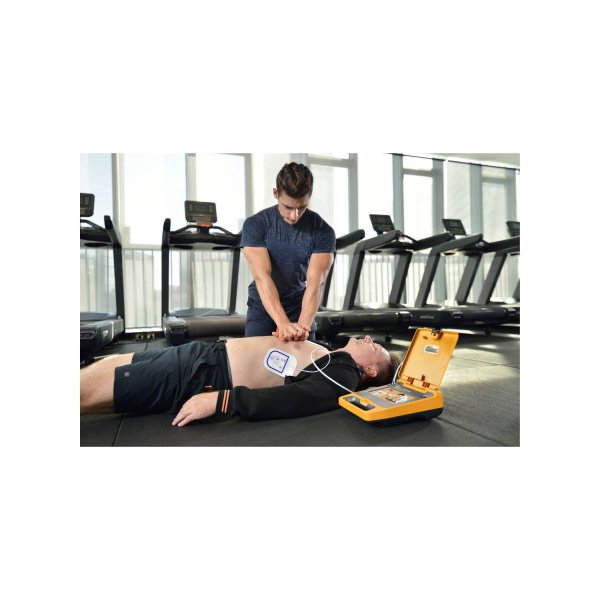 Mindray C1A Fully Automatic AED Bundle with Wall Bracket use 2