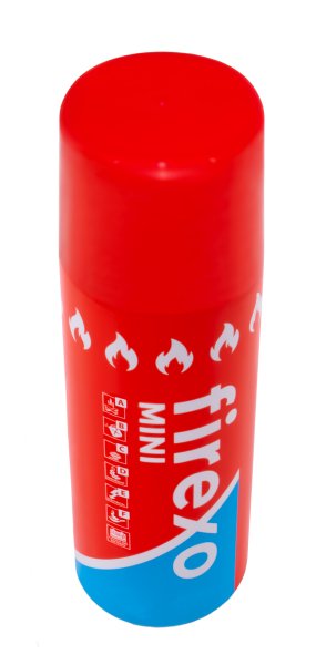 Firexo Mini 150ml All Fires Aerosol top angle