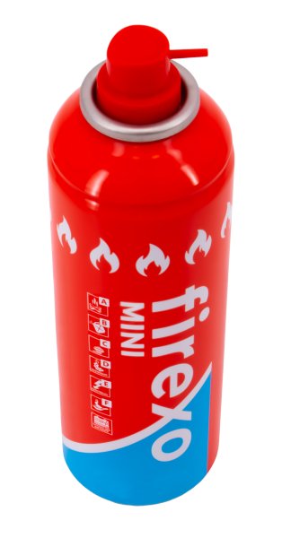 Firexo Mini 150ml All Fires Aerosol top angle lidless