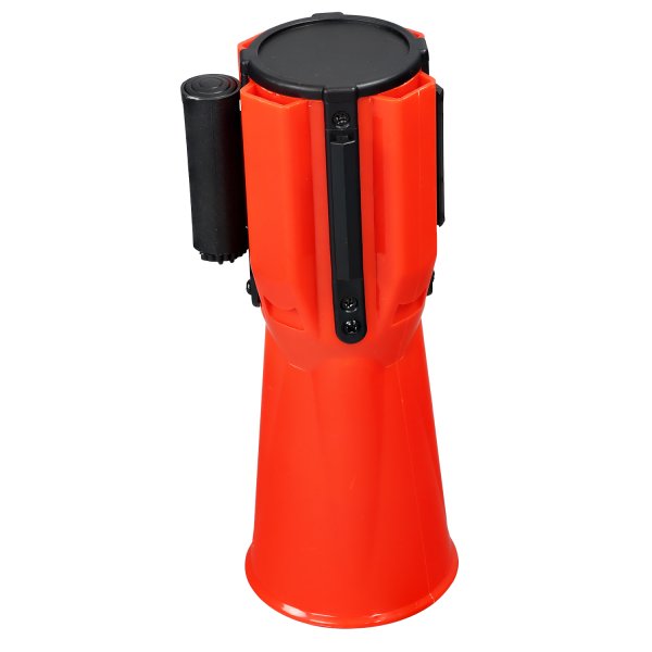 Cone-Mounted Retractable Barrier – 3-metre front angle